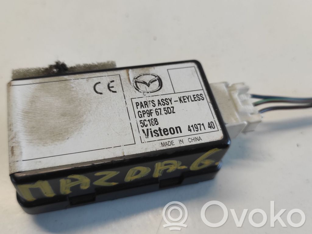 Mazda 6 Keyless (KESSY) go control unit/module 