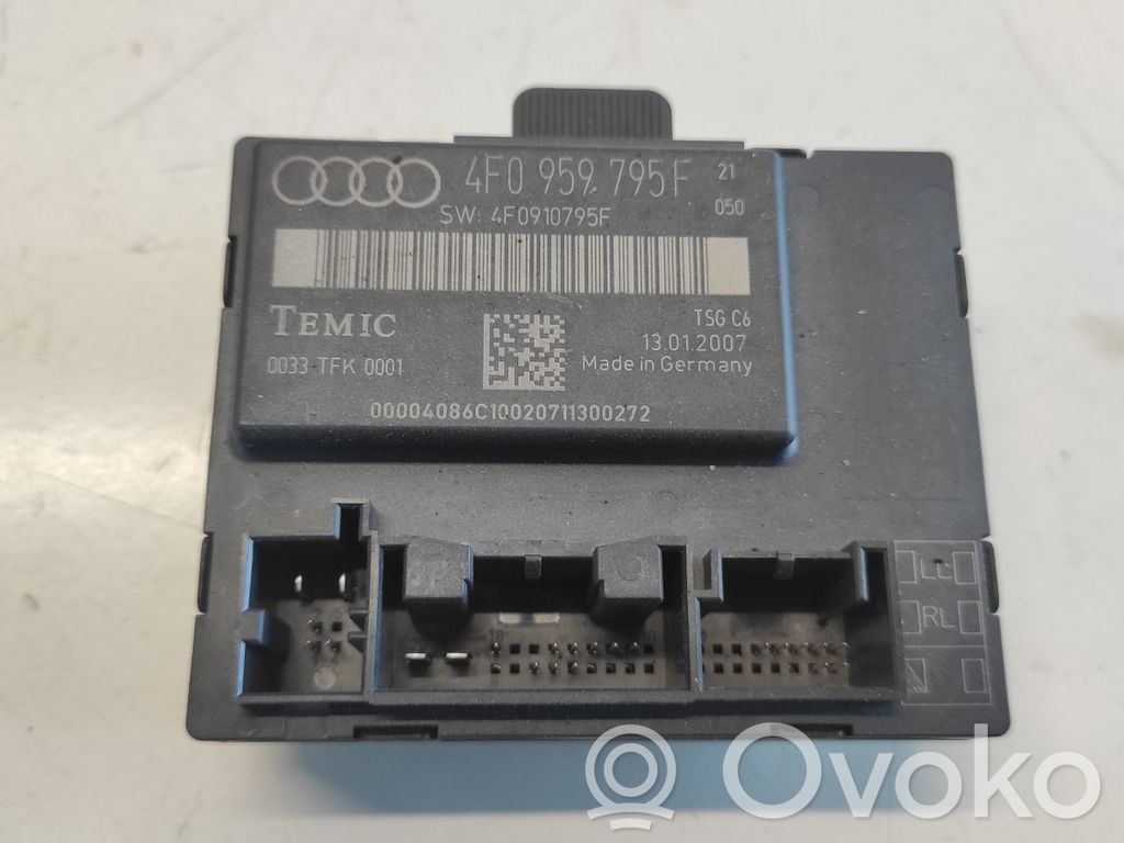 Audi A6 S6 C6 4F Door control unit/module 