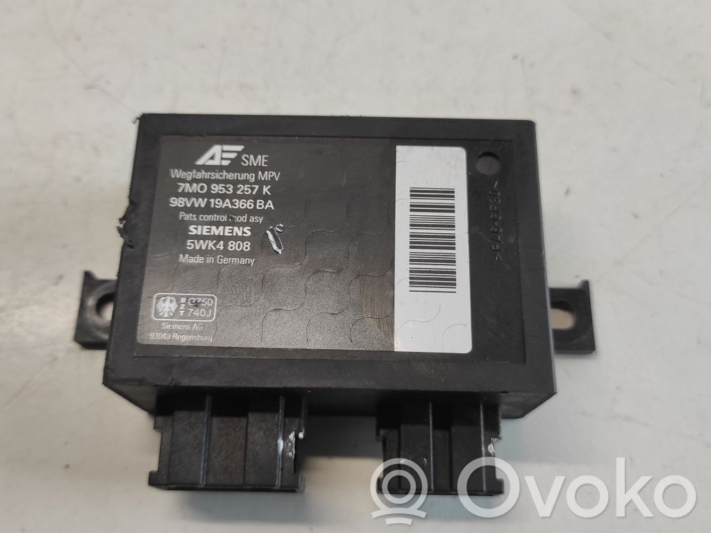 Immobilizer control unit/module   7M0953257K,98VW19A366BA,5WK4808