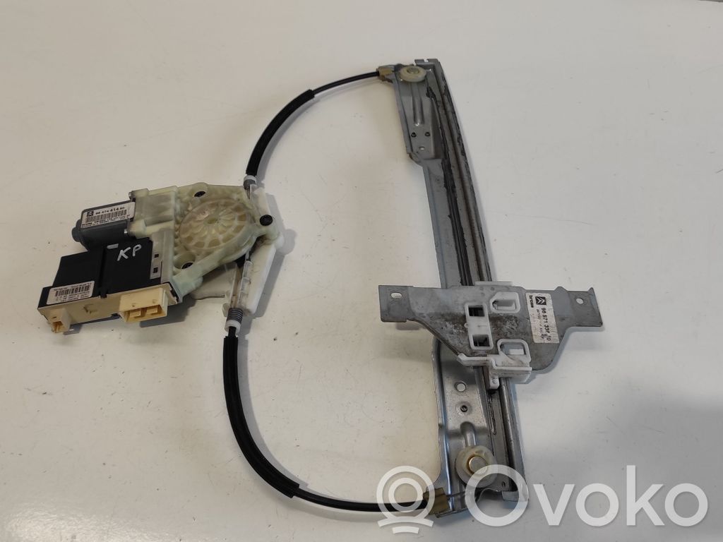 Citroen C4 I Front door window regulator with motor 