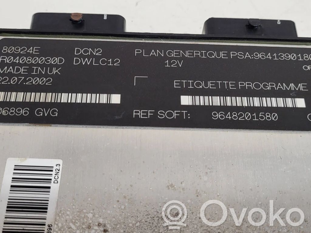 Peugeot 206 Engine control unit/module 