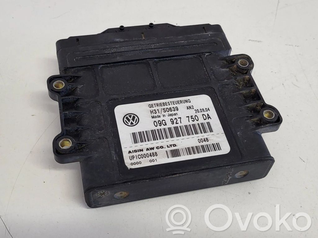 Sterownik / Moduł skrzyni biegów   09G927750DA,H31S0639,UPIC000488