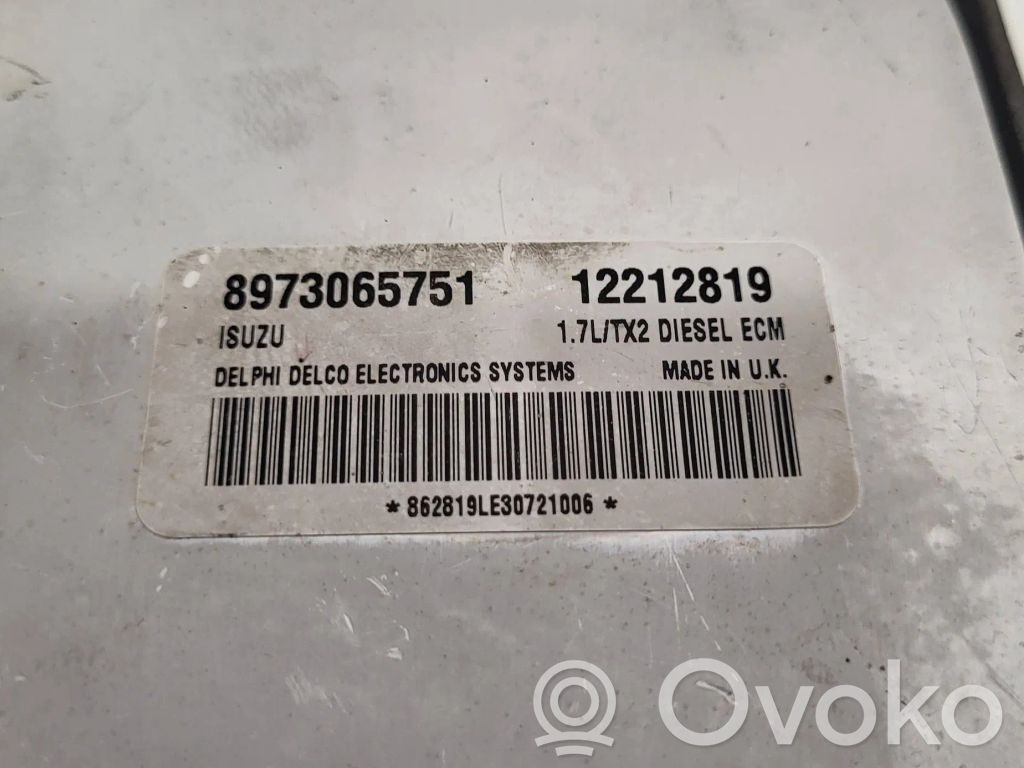 Opel Meriva A Engine control unit/module 
