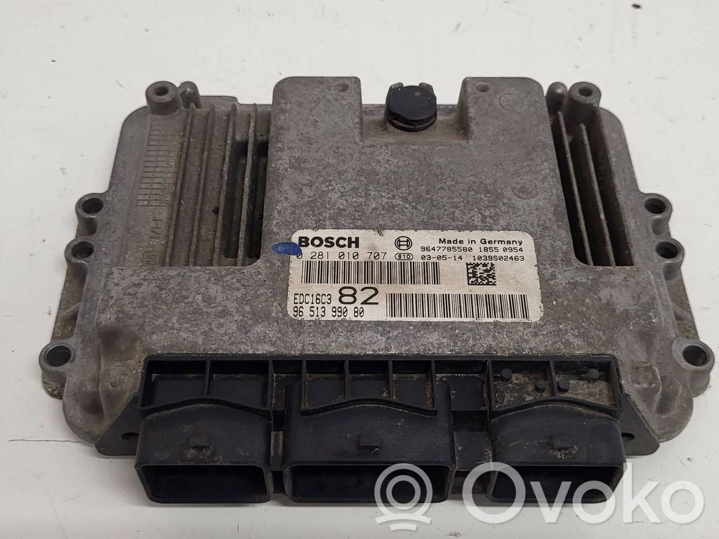 Peugeot 206 Engine control unit/module 