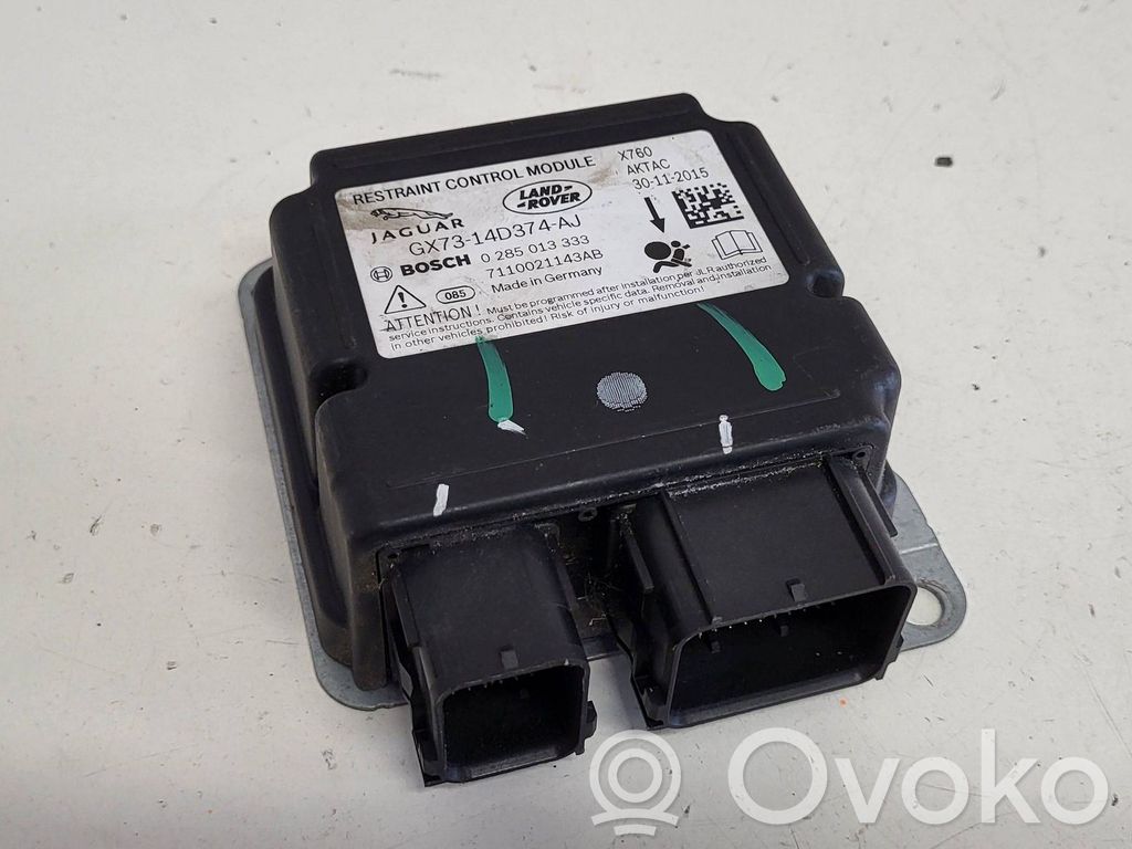 Sterownik / Moduł Airbag   GX7314D374AJ,7110021143AB,0285013333