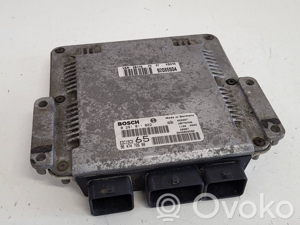 Peugeot 607 Engine control unit/module 