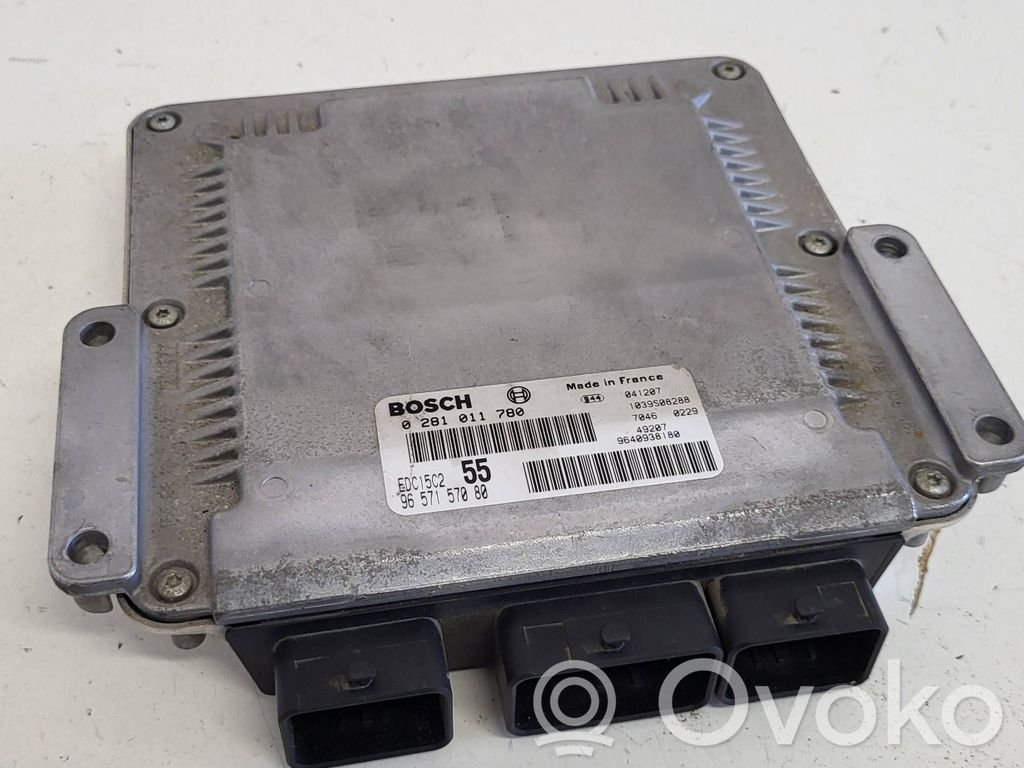 Engine control unit/module   0281011780,9657157080,9640938180