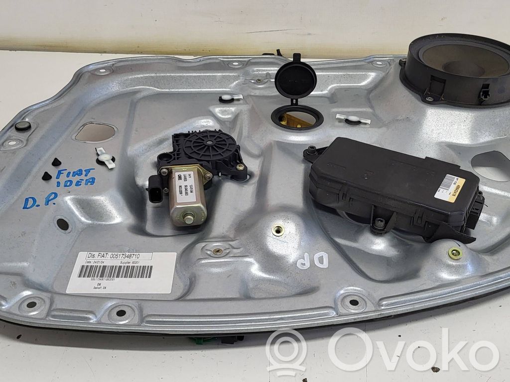 Fiat Idea Front door window regulator with motor 