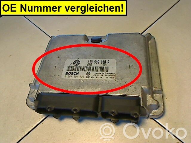 Volkswagen PASSAT B5 Unitate/modul de control motor 