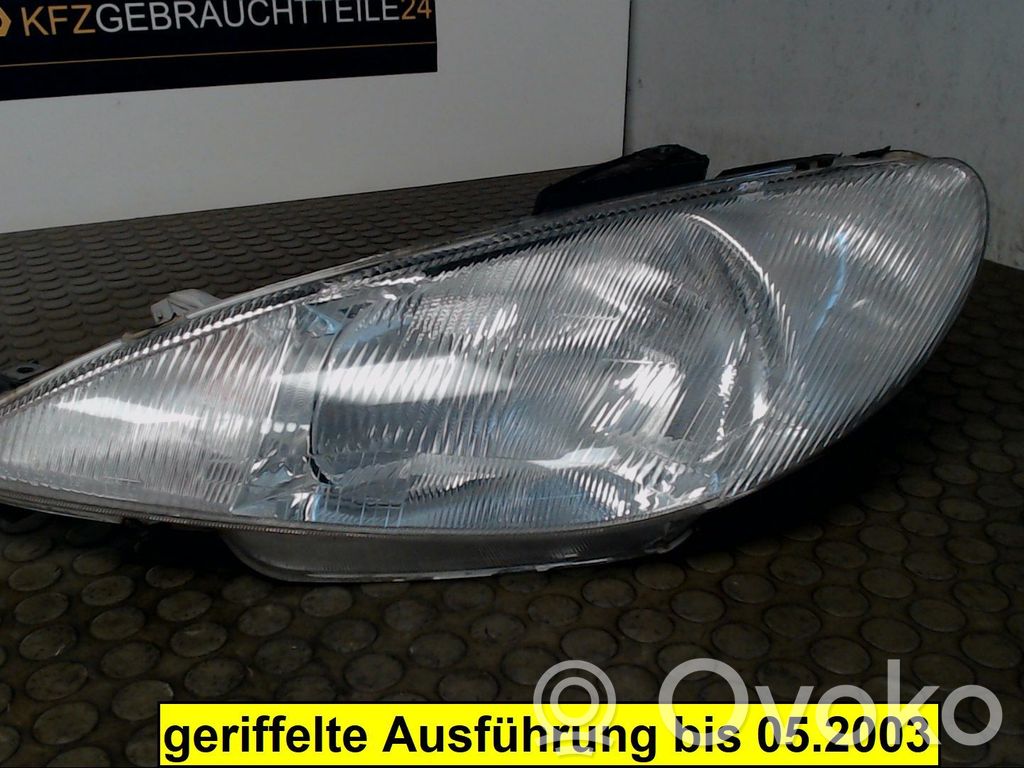 Peugeot 206 Scheinwerfer 
