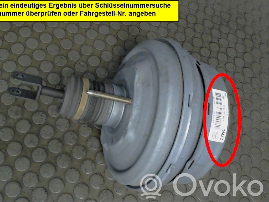 Mercedes-Benz Vaneo W414 Servofrână