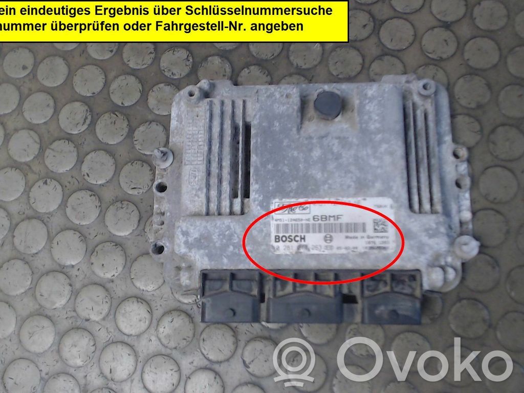 Ford Focus C-MAX Engine control unit/module 