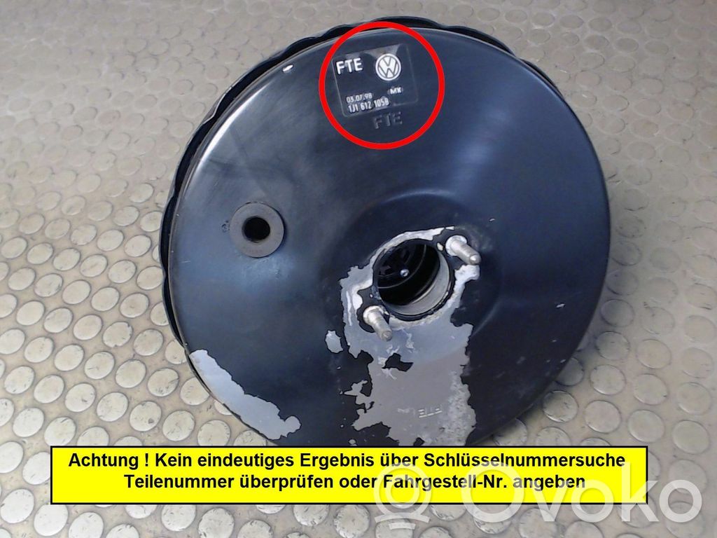 Volkswagen New Beetle Servofreno 