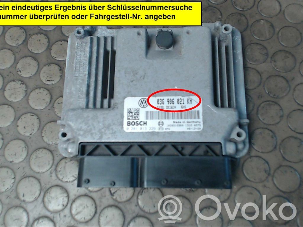 Volkswagen Golf V Unitate/modul de control motor 