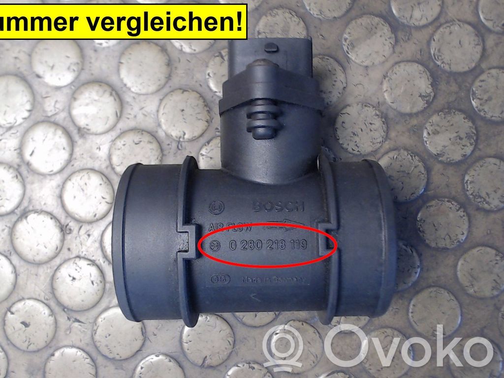 Opel Meriva A Misuratore di portata d'aria 
