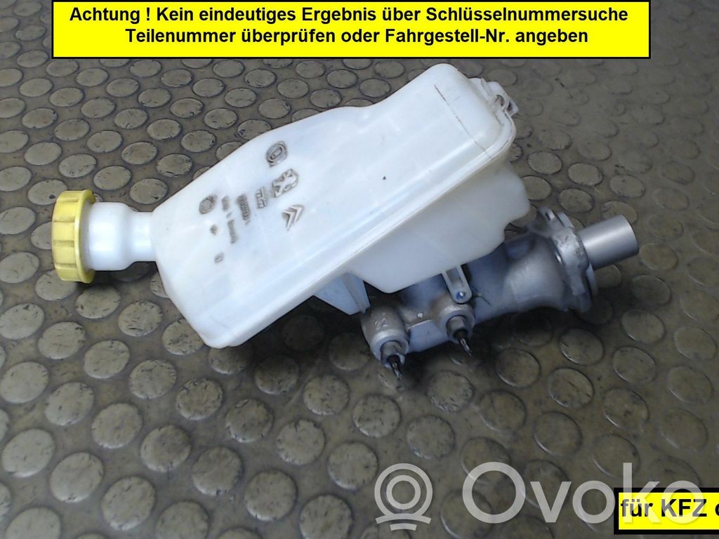 Citroen C3 Pompă centrală de frână 