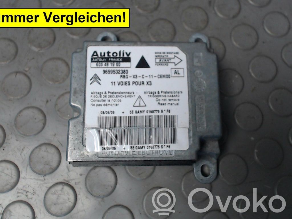 Citroen C5 Airbag control unit/module 