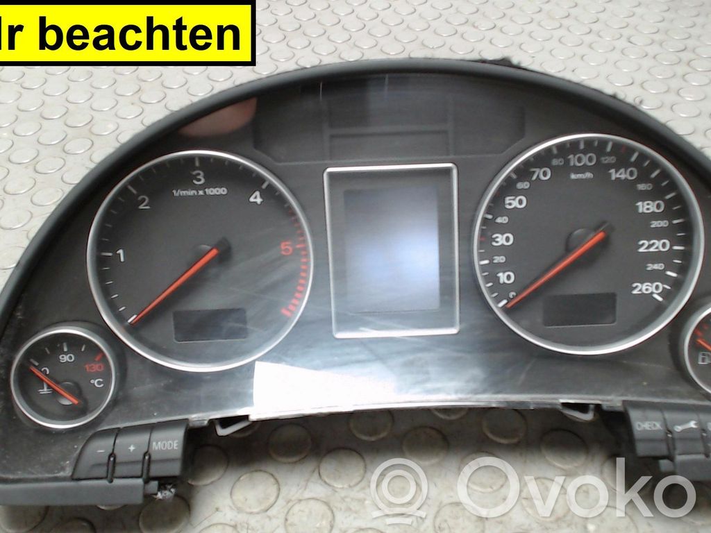Audi A4 S4 B6 8E 8H Cornice cruscotto