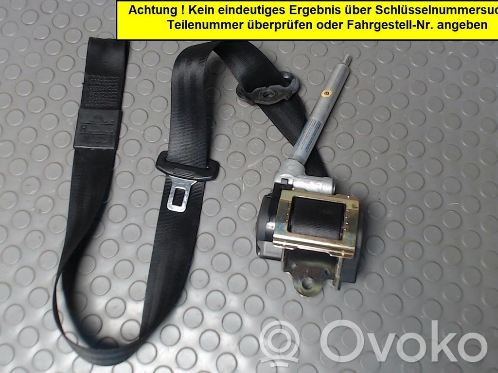 Audi A3 S3 8L Cintura di sicurezza anteriore 