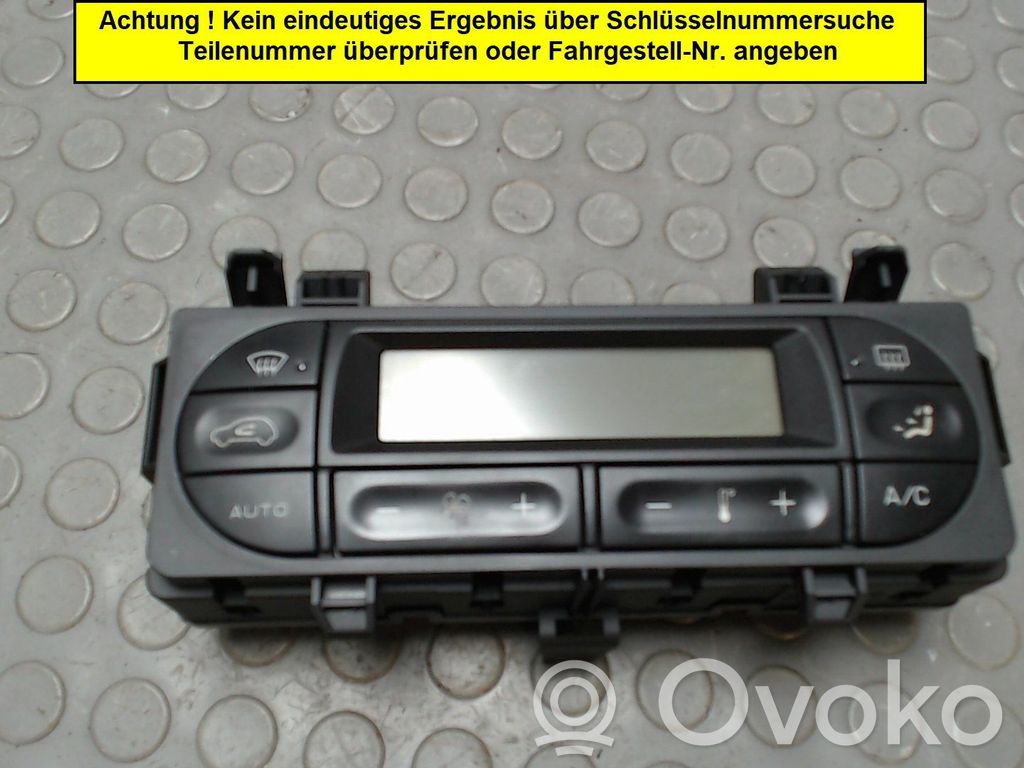 Climate control unit   6451C4,6451C4,6452C3,96533393XT