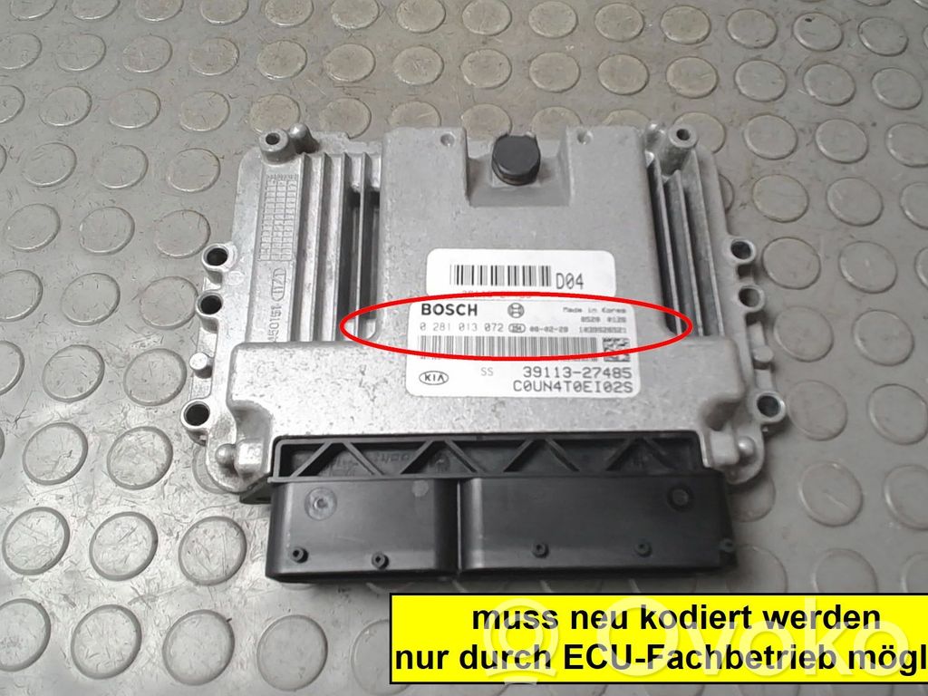 Unidad de control/módulo del motor   3911327485,0281013072,NICHTZUTREFFEND