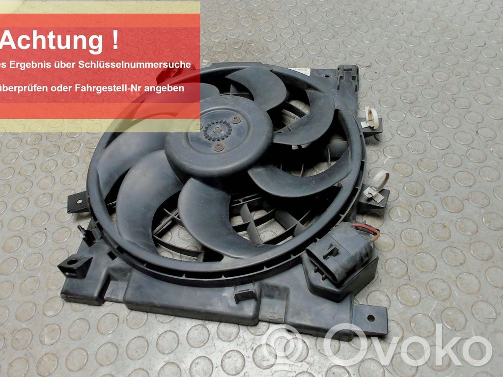 Opel Zafira B Ventilatore di raffreddamento elettrico del radiatore