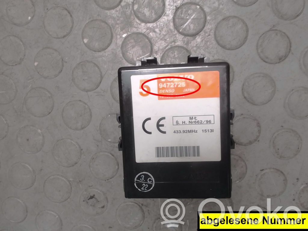 Unité de commande / module de régulateur de vitesse   9472725,0000