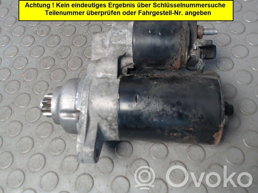Volkswagen Polo IV 9N3 Стартер 