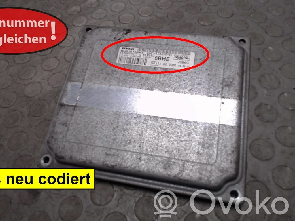 Engine control unit/module   1346979,1346979,1360194,4S6112A650SE