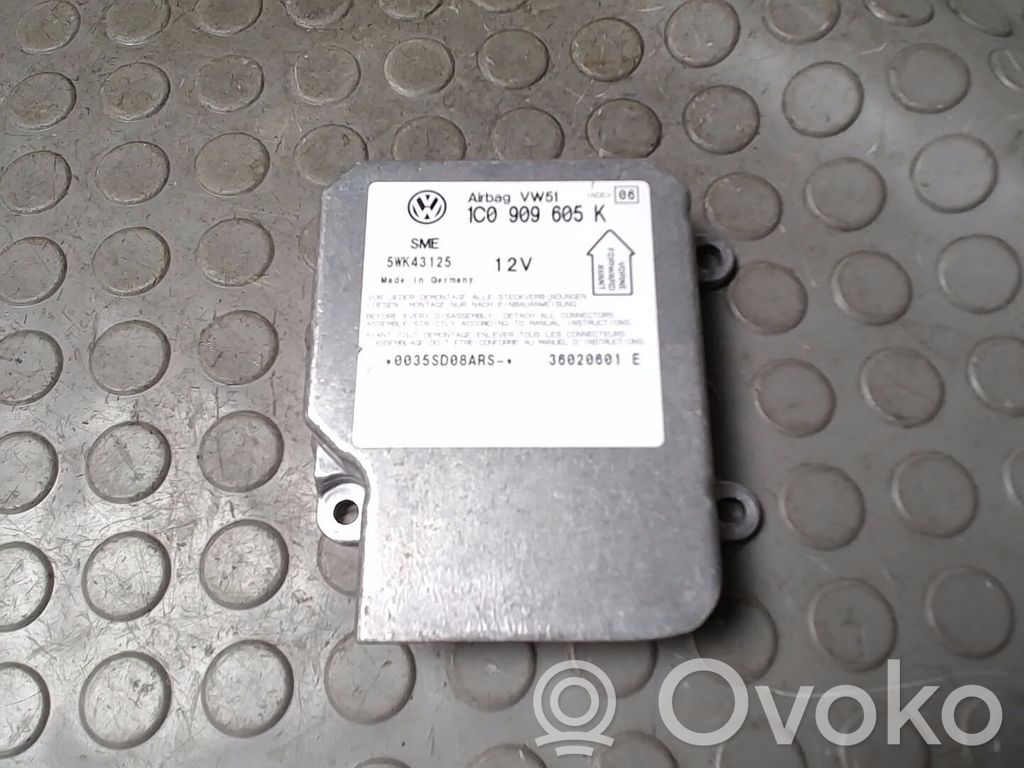Volkswagen Polo IV 9N3 Centralina/modulo airbag