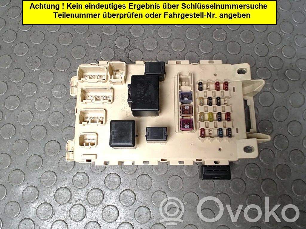 Toyota Yaris Set scatola dei fusibili