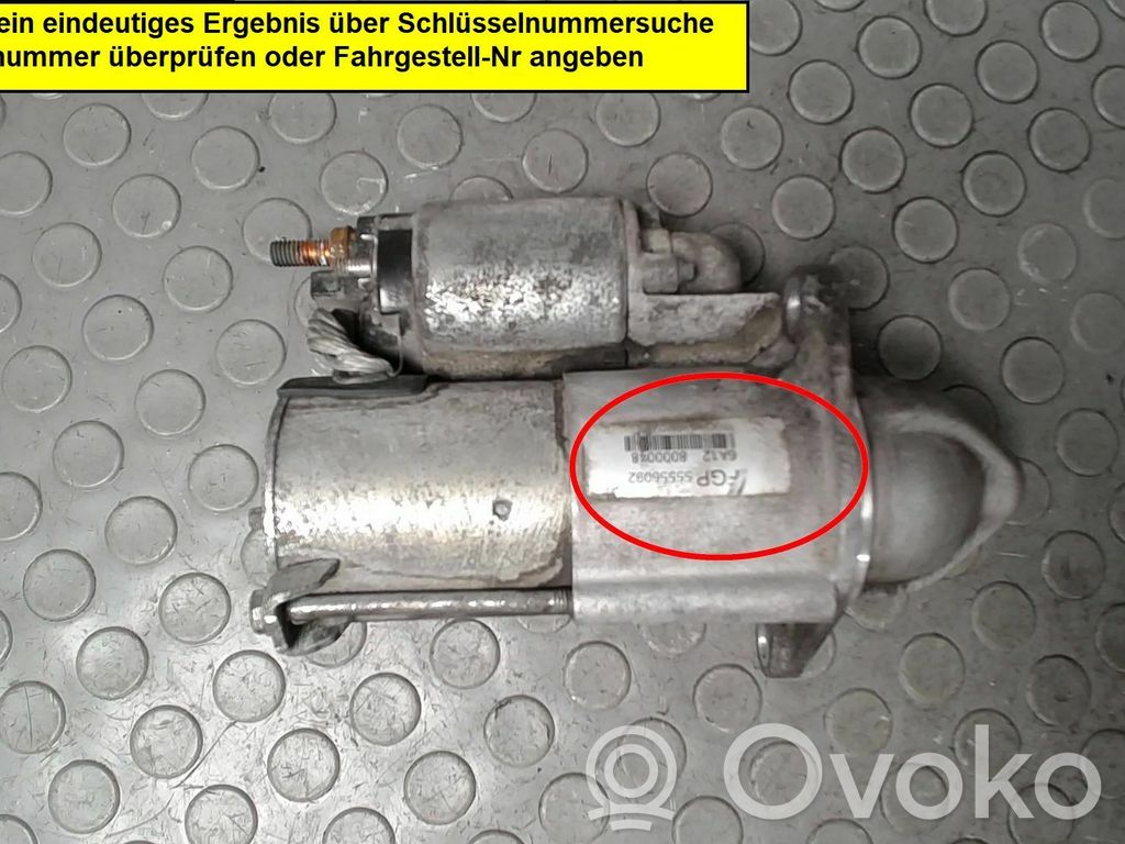 Opel Meriva A Starteris 