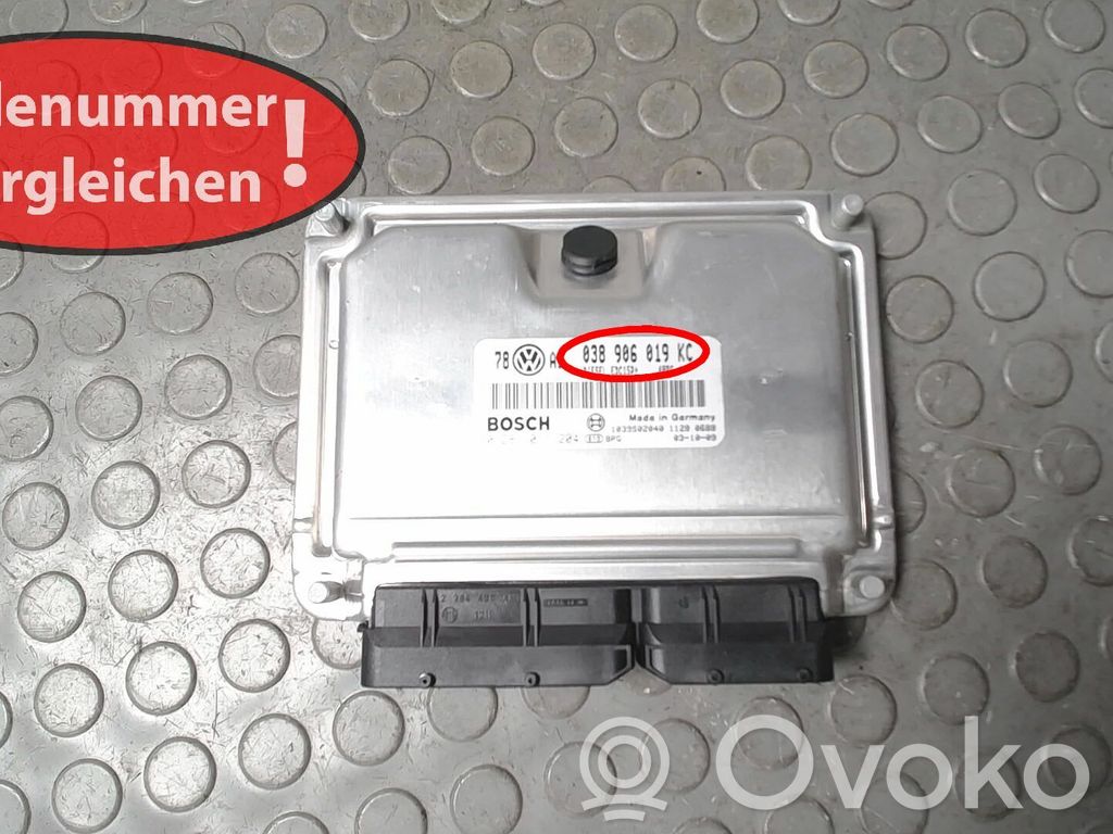 Volkswagen PASSAT B5.5 Centralina/modulo del motore 
