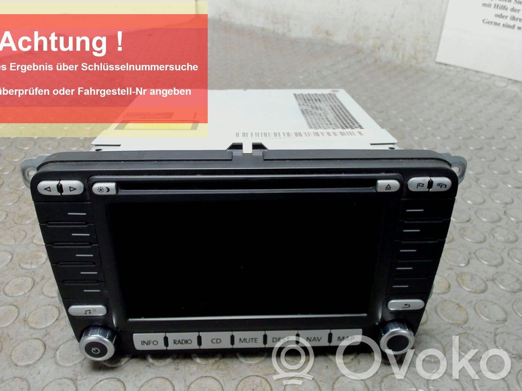 Volkswagen PASSAT B6 Panel / Radioodtwarzacz CD/DVD/GPS 
