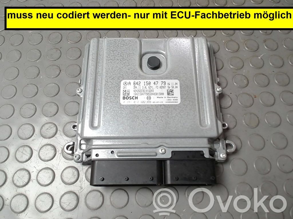Engine control unit/module   A6421504779,0281012402,NICHTZUTREFFEND