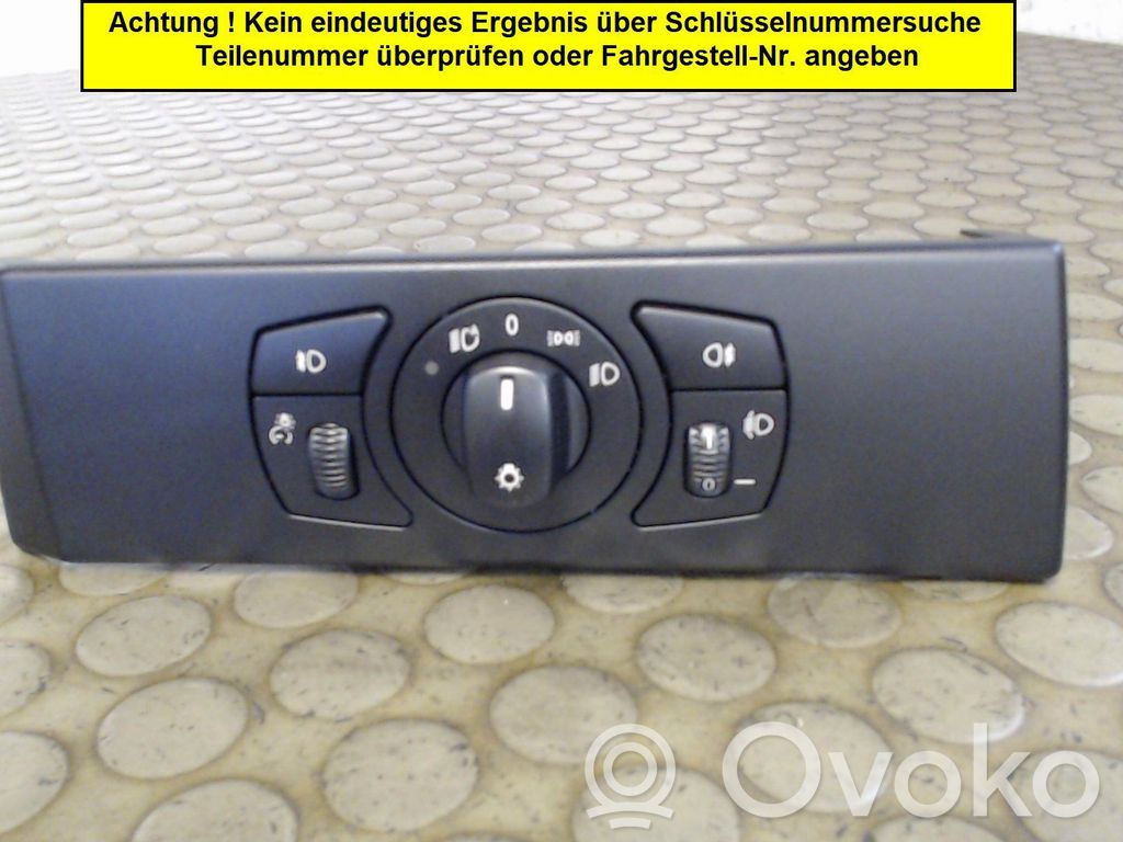 BMW 5 E60 E61 Light switch 