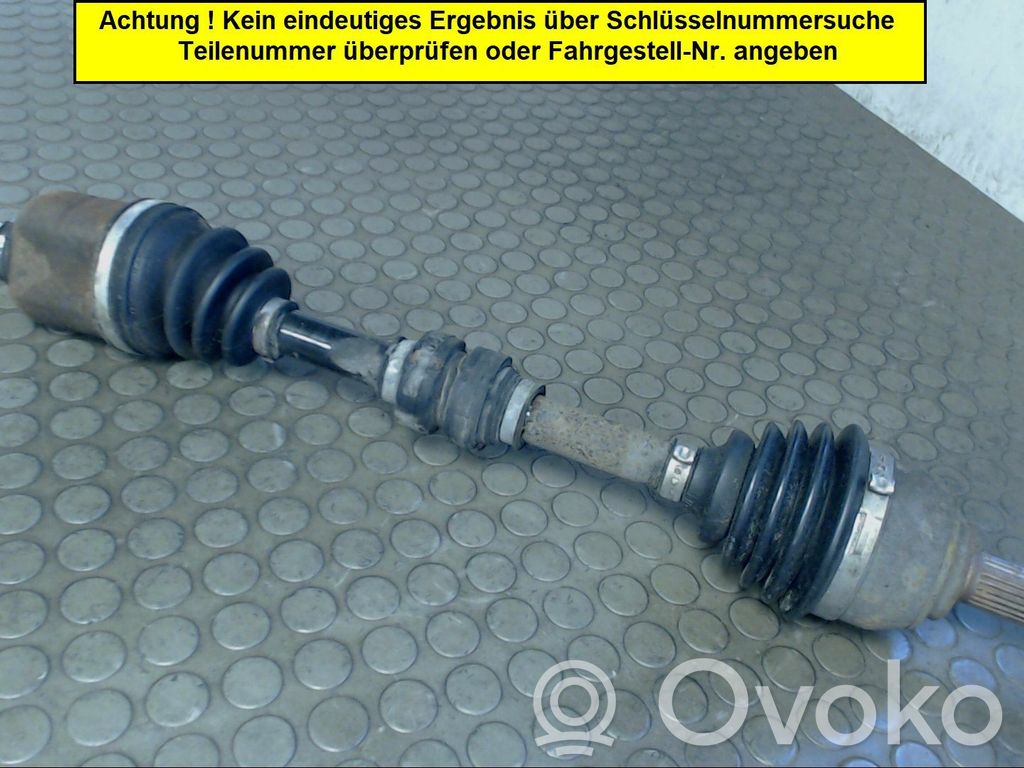Eje de transmisión delantero   39741BM526,0000