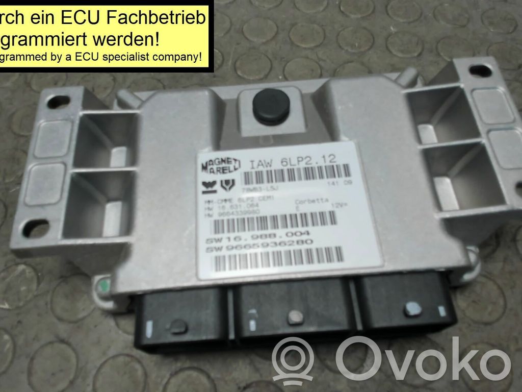 Citroen C4 I Engine control unit/module 