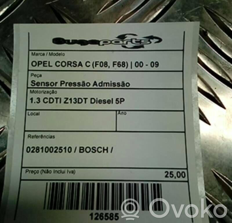Air pressure sensor   0281002510,BOSCH