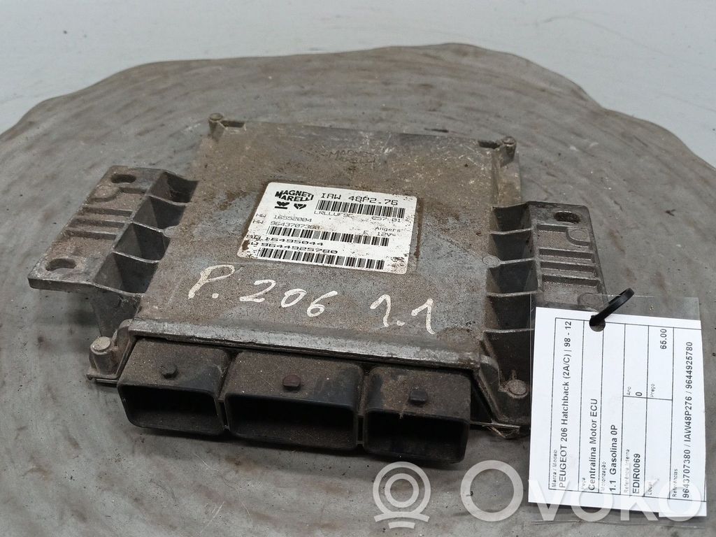 Engine control unit/module   9643707380,9644925780,IAW48P276