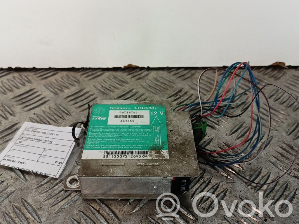Airbag control unit/module   46758762,TRW
