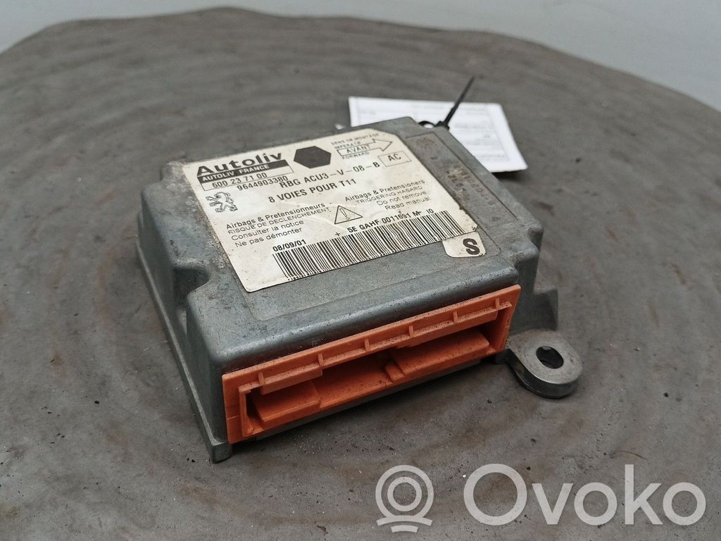 Airbag control unit/module   9644903380,600237100