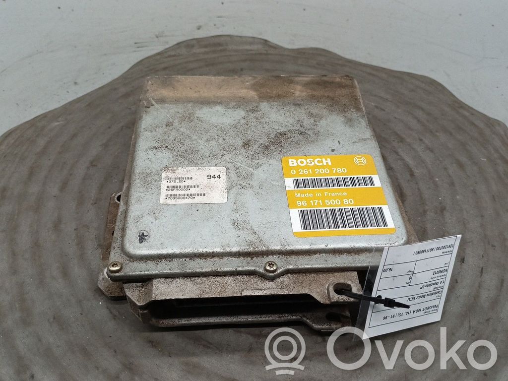 Moottorin ohjainlaite/moduuli   0261200780,9617150080