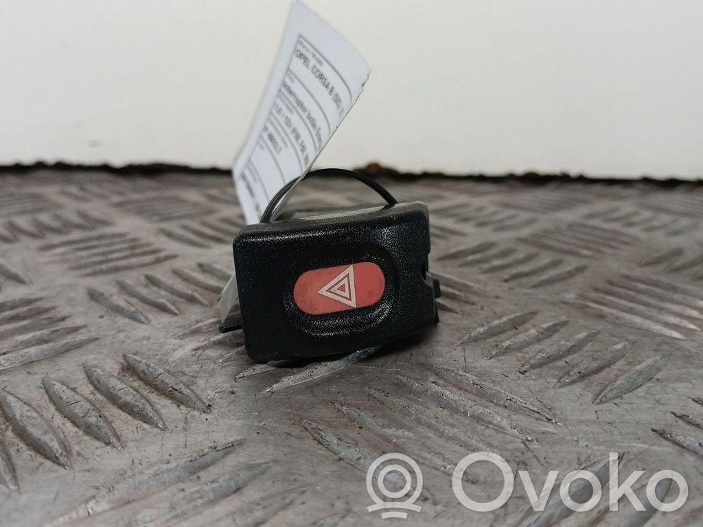 Opel Corsa B Botón interruptor de luz de peligro 