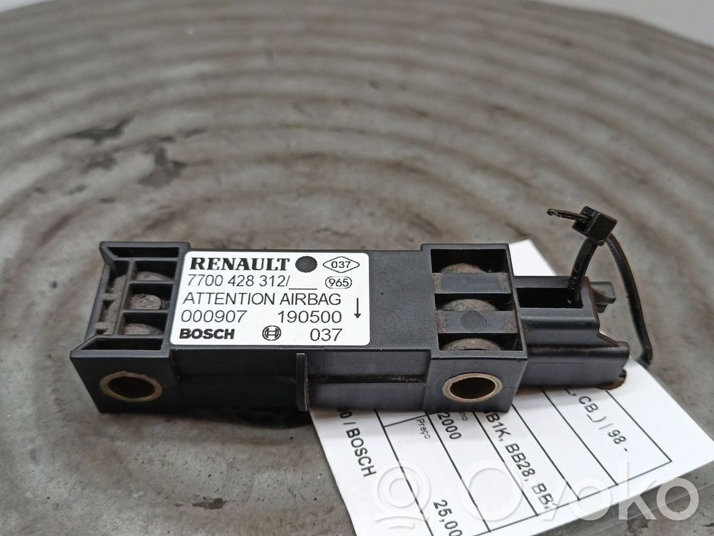 Airbagsensor Crashsensor Drucksensor   7700428312,190500,BOSCH