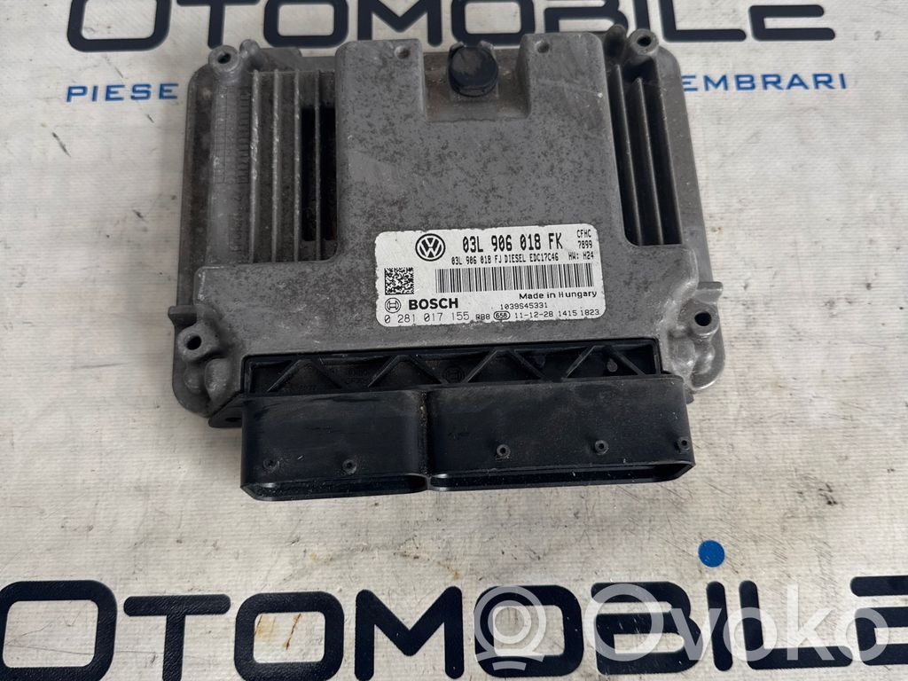 Engine control unit/module   03L906018FK,0281017155,03L906018FF