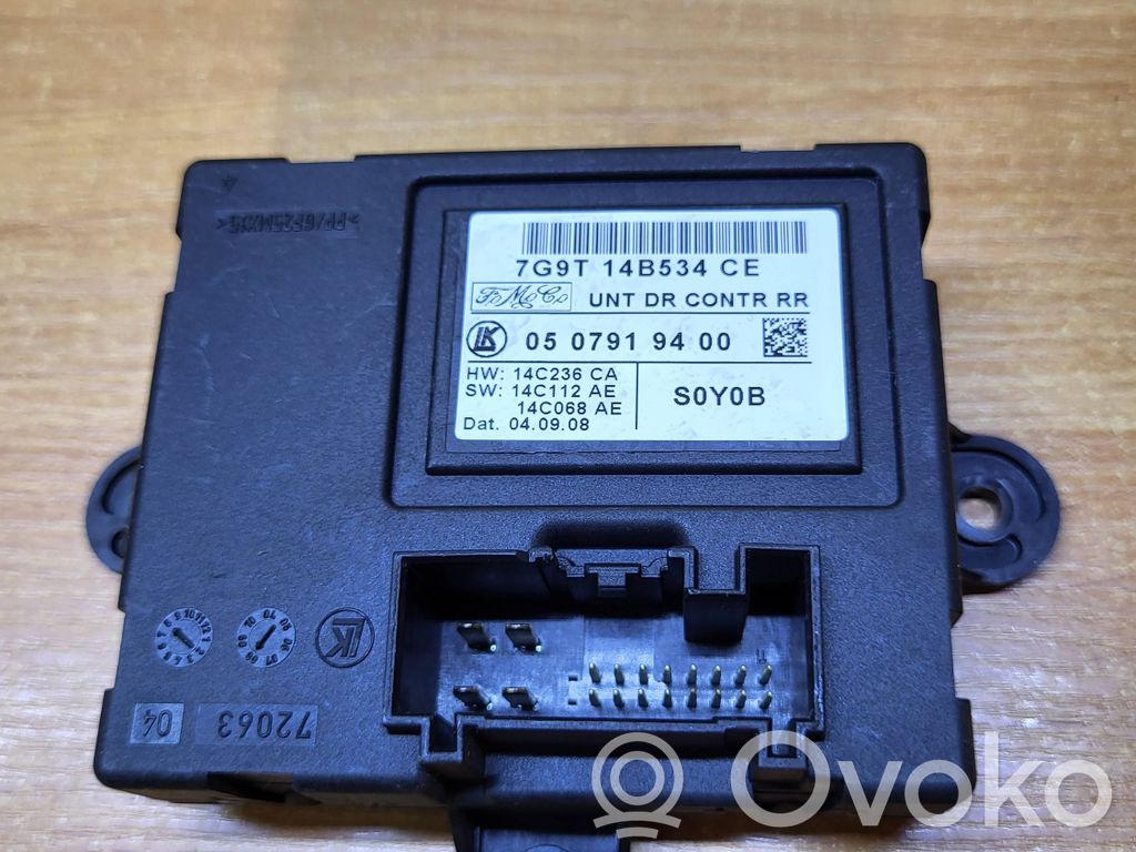 Door control unit/module   7G9T14B534CE,0507919400,14C236CA