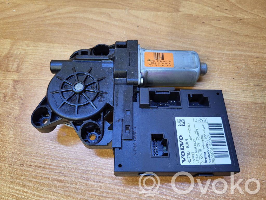 Volvo V50 Front door window regulator motor 