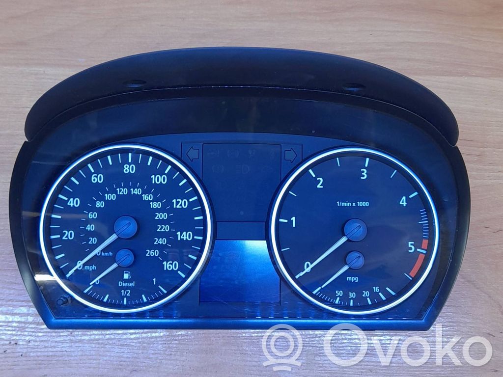 BMW 3 E90 E91 Speedometer (instrument cluster) 