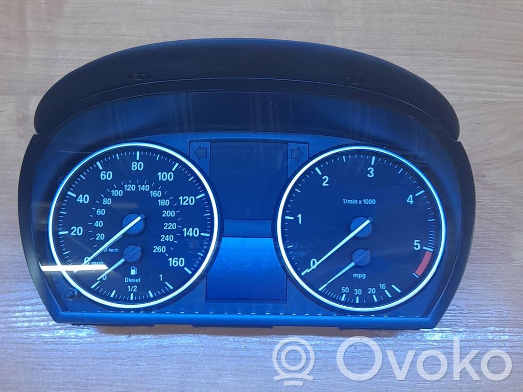 BMW 3 E90 E91 Speedometer (instrument cluster) 